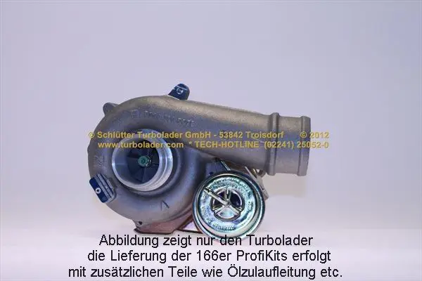 Handler.Part Lader, Aufladung SCHLÜTTER TURBOLADER 16601100 2