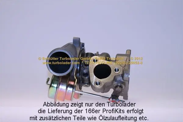 Handler.Part Lader, Aufladung SCHLÜTTER TURBOLADER 16601100 5