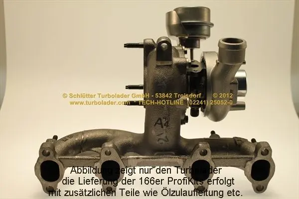 Handler.Part Lader, Aufladung SCHLÜTTER TURBOLADER 16603070 5