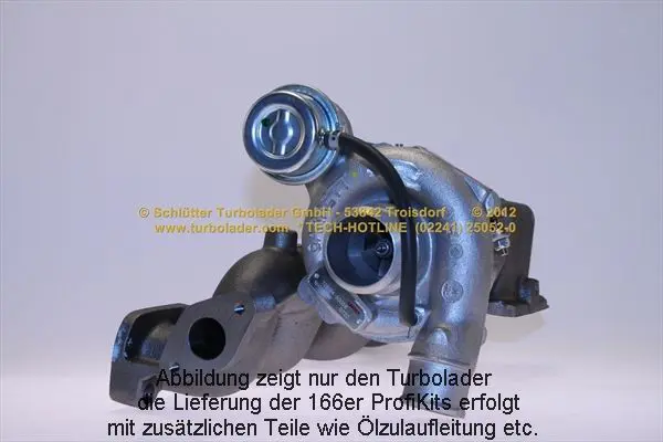 Handler.Part Lader, Aufladung SCHLÜTTER TURBOLADER 16605111 3