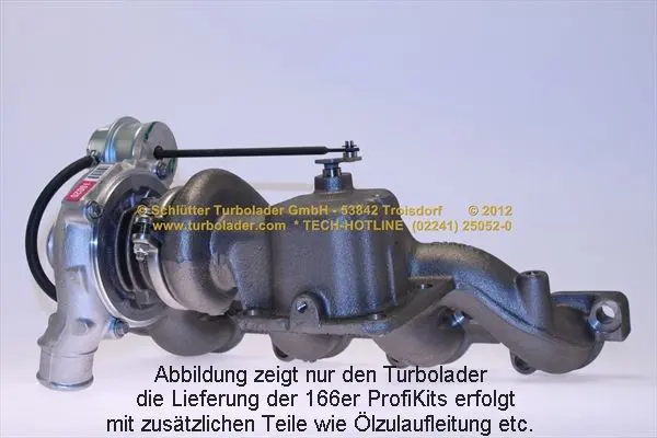 Handler.Part Lader, Aufladung SCHLÜTTER TURBOLADER 16605111 4