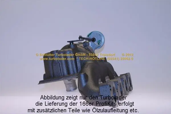 Handler.Part Lader, Aufladung SCHLÜTTER TURBOLADER 16605111 5