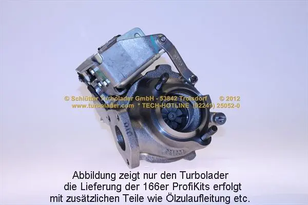 Handler.Part Lader, Aufladung SCHLÜTTER TURBOLADER 16605201EOL 4