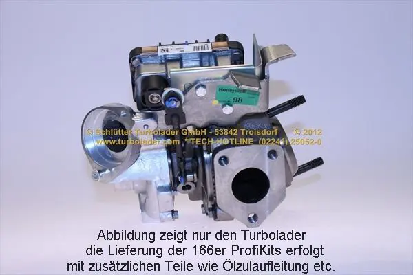 Handler.Part Lader, Aufladung SCHLÜTTER TURBOLADER 16605201 5