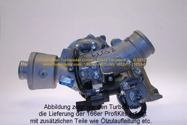 Handler.Part Lader, Aufladung SCHLÜTTER TURBOLADER 16606040 3