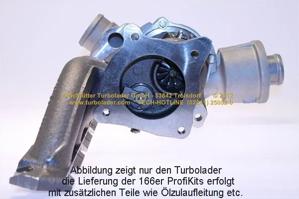 Handler.Part Lader, Aufladung SCHLÜTTER TURBOLADER 16606040EOL 5