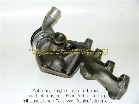 Handler.Part Lader, Aufladung SCHLÜTTER TURBOLADER 16607010 4