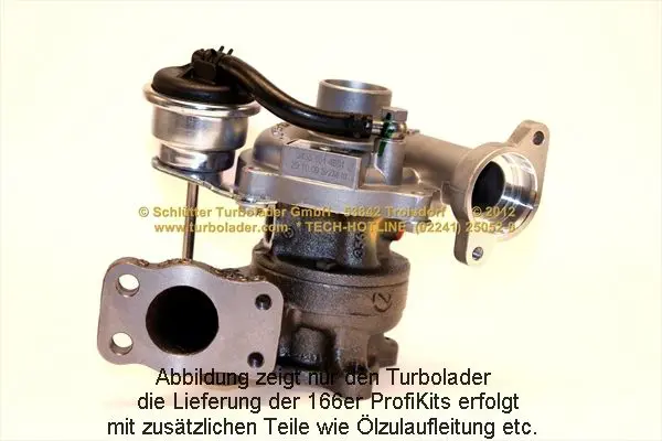 Handler.Part Lader, Aufladung SCHLÜTTER TURBOLADER 16607040 2