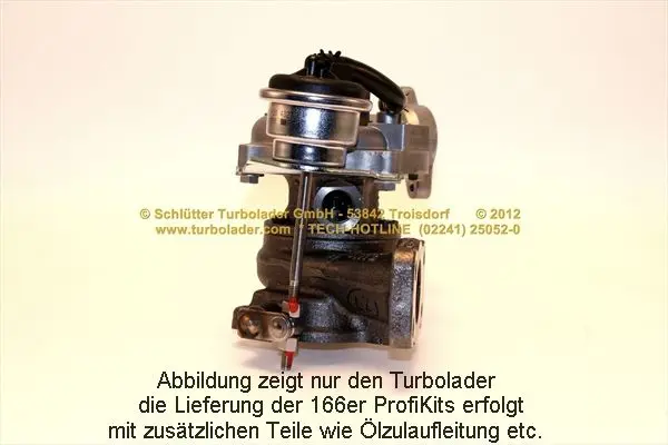 Handler.Part Lader, Aufladung SCHLÜTTER TURBOLADER 16607040 5