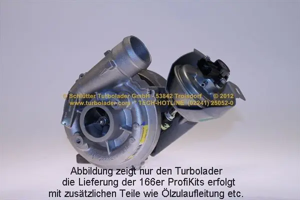 Handler.Part Lader, Aufladung SCHLÜTTER TURBOLADER 16609470EOL 2