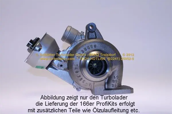 Handler.Part Lader, Aufladung SCHLÜTTER TURBOLADER 16609470EOL 4