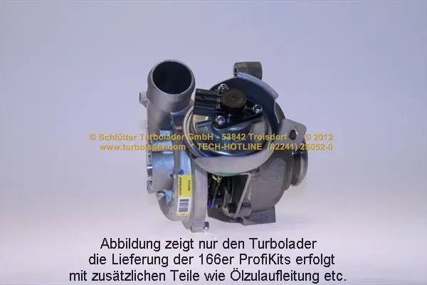 Handler.Part Lader, Aufladung SCHLÜTTER TURBOLADER 16609470EOL 5