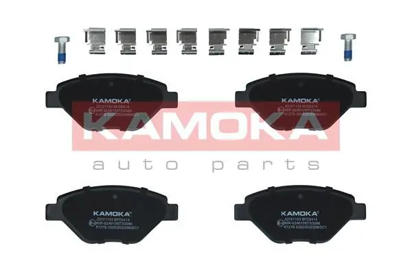 Handler.Part Brake pad set, disc brake KAMOKA JQ101153 1