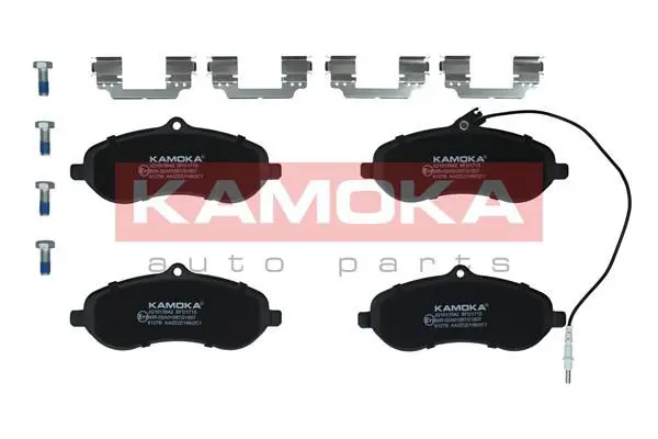 Handler.Part Brake pad set, disc brake KAMOKA JQ1013542 1