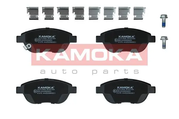 Handler.Part Brake pad set, disc brake KAMOKA JQ1013838 1