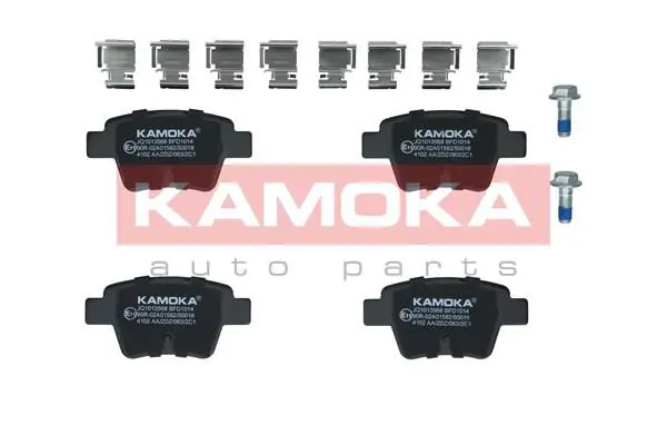 Handler.Part Brake pad set, disc brake KAMOKA JQ1013568 1