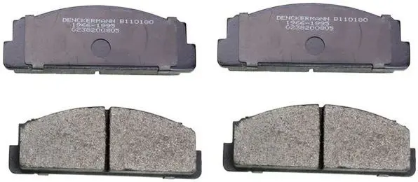 Handler.Part Brake pad set, disc brake DENCKERMANN B110180 1