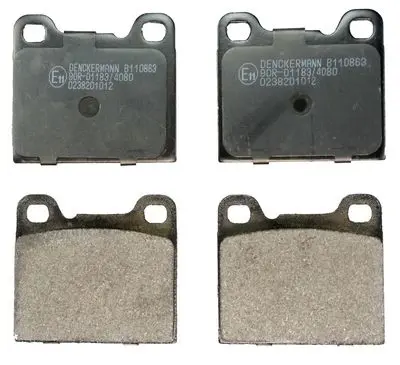 Handler.Part Brake pad set, disc brake DENCKERMANN B110863 1