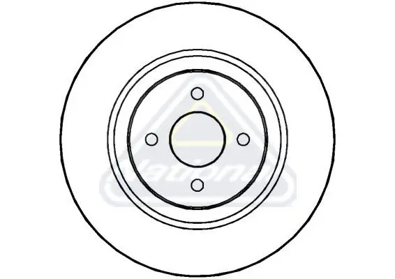 Handler.Part Brake disc NATIONAL NBD1183 1