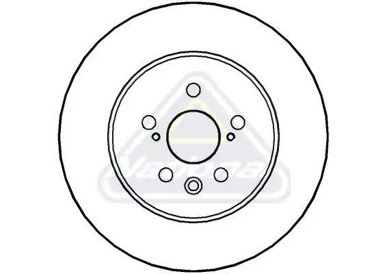 Handler.Part Brake disc NATIONAL NBD1206 1