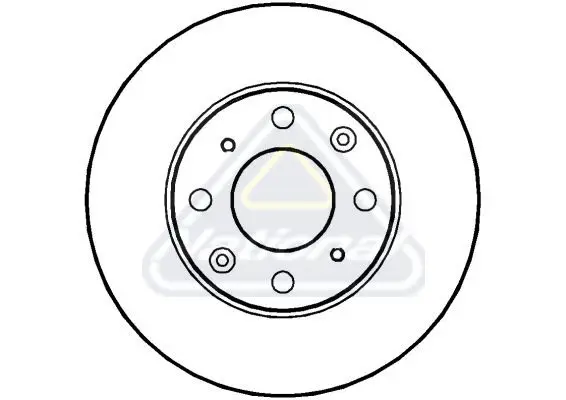 Handler.Part Brake disc NATIONAL NBD1225 1