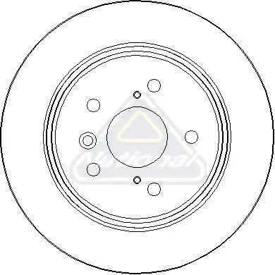 Handler.Part Brake disc NATIONAL NBD1253 1