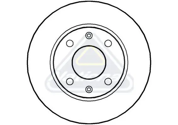 Handler.Part Brake disc NATIONAL NBD126 1