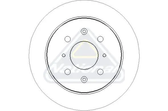 Handler.Part Brake disc NATIONAL NBD1507 1