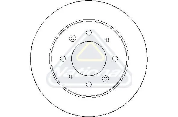 Handler.Part Brake disc NATIONAL NBD1513 1