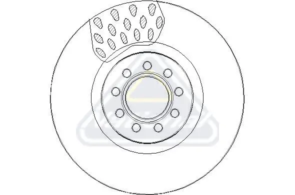 Handler.Part Brake disc NATIONAL NBD1535 1