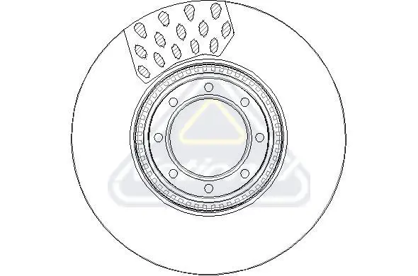 Handler.Part Brake disc NATIONAL NBD1537 1