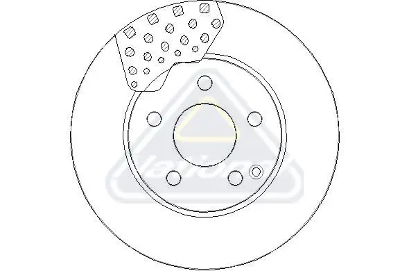 Handler.Part Brake disc NATIONAL NBD1550 1