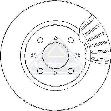 Handler.Part Brake disc NATIONAL NBD1586 1