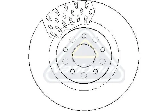 Handler.Part Brake disc NATIONAL NBD1595 1