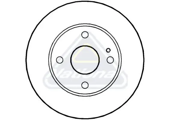 Handler.Part Brake disc NATIONAL NBD1048 1