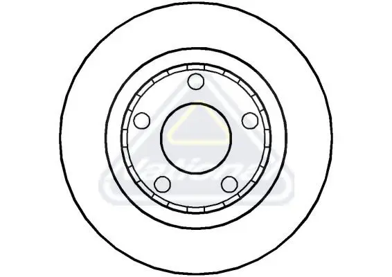 Handler.Part Brake disc NATIONAL NBD1050 1