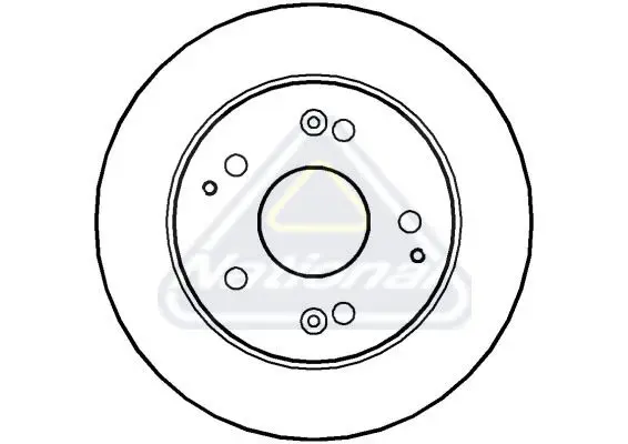 Handler.Part Brake disc NATIONAL NBD1144 1