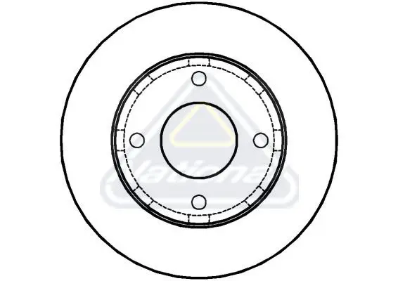 Handler.Part Brake disc NATIONAL NBD1400 1