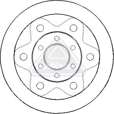 Handler.Part Brake disc NATIONAL NBD1434 1