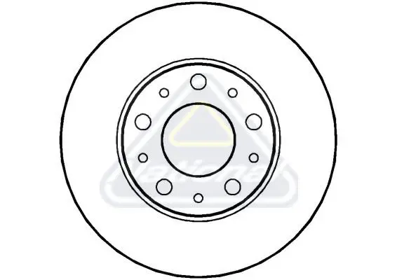 Handler.Part Brake disc NATIONAL NBD1441 1