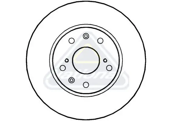 Handler.Part Brake disc NATIONAL NBD1444 1