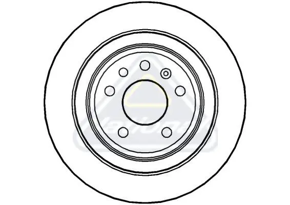 Handler.Part Brake disc NATIONAL NBD1451 1