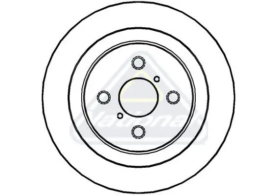 Handler.Part Brake disc NATIONAL NBD1453 1