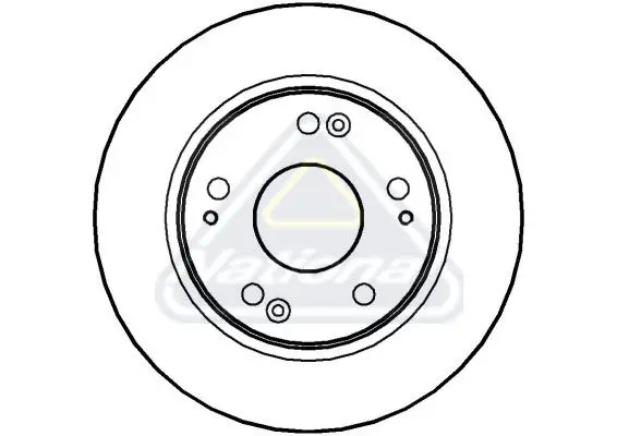 Handler.Part Brake disc NATIONAL NBD1464 1