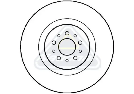 Handler.Part Brake disc NATIONAL NBD1483 1