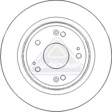 Handler.Part Brake disc NATIONAL NBD1613 1