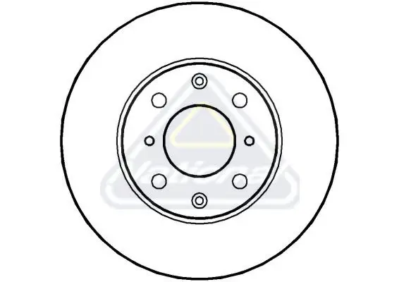 Handler.Part Brake disc NATIONAL NBD168 1