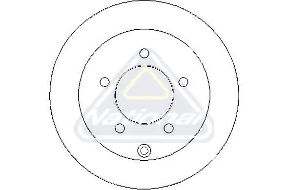 Handler.Part Brake disc NATIONAL NBD1708 1