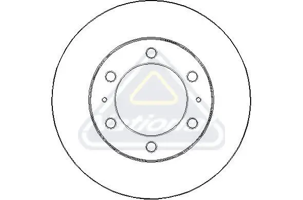 Handler.Part Brake disc NATIONAL NBD1733 1