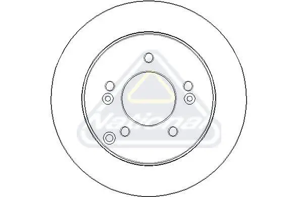 Handler.Part Brake disc NATIONAL NBD1771 1